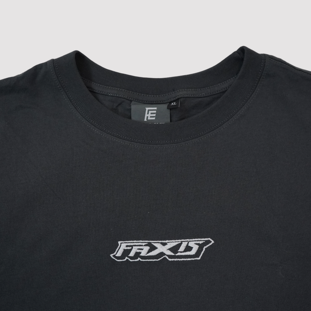 Faxis Signature Tee — Dark Grey