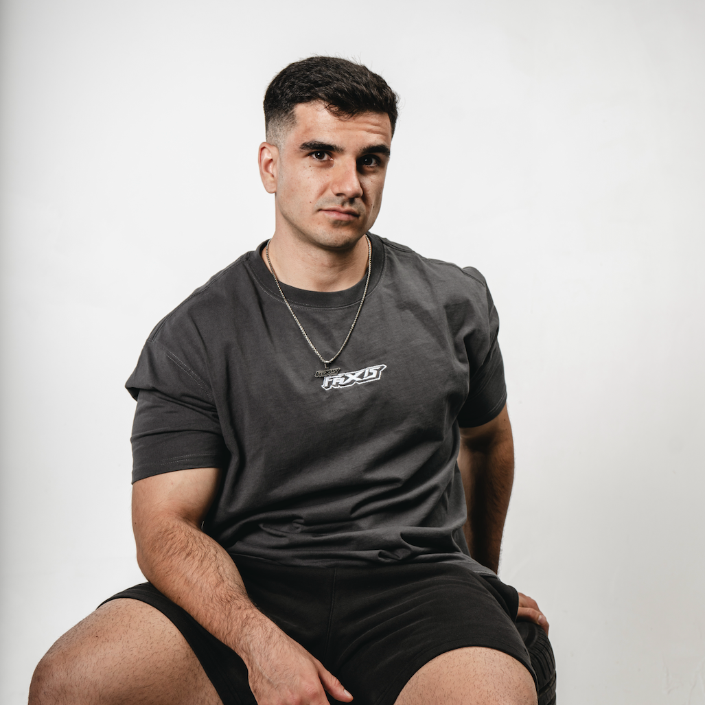 Faxis Signature Tee — Dark Grey