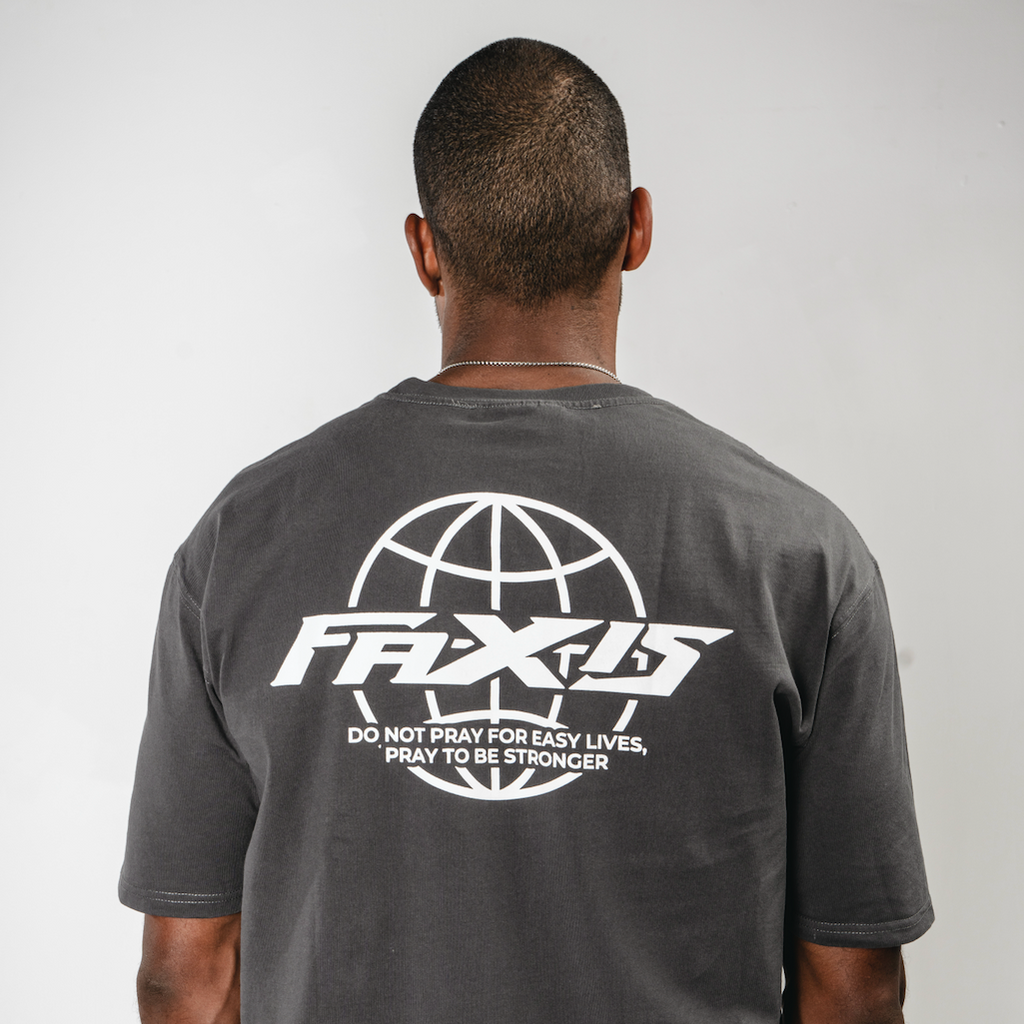 Faxis Signature Tee — Dark Grey
