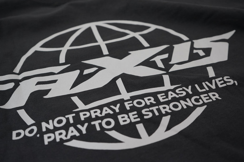 Faxis Signature Tee — Dark Grey