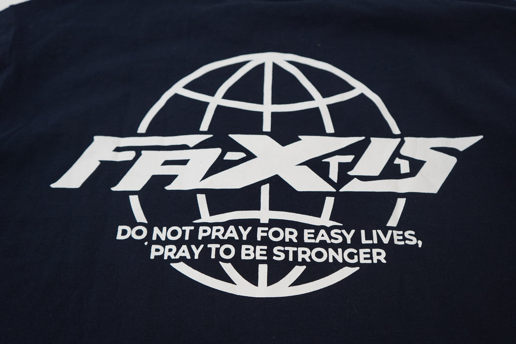 Faxis Signature Tee — Navy