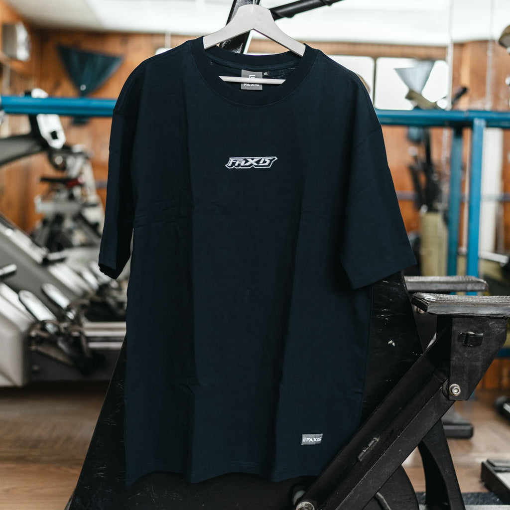 Faxis Signature Tee — Navy